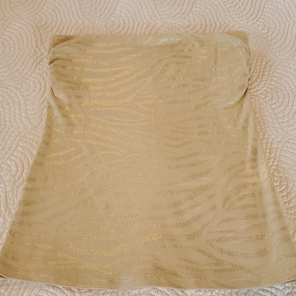 Strapless Express Glitter Top